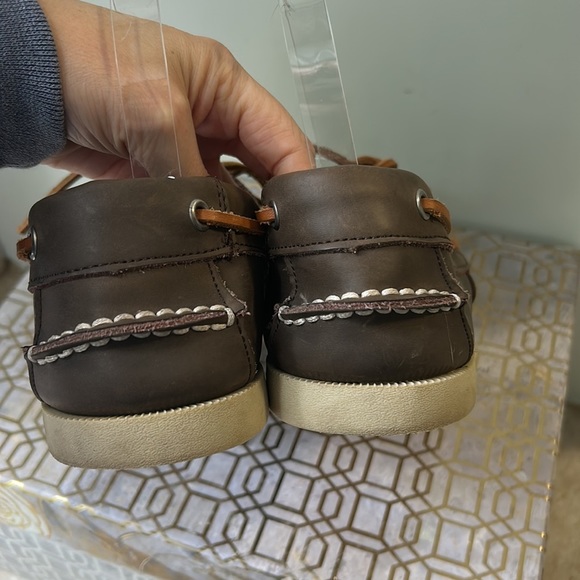 J. Crew Classic Leather Boat Shoes Loafers Men's size 8 - Picture 5 of 8